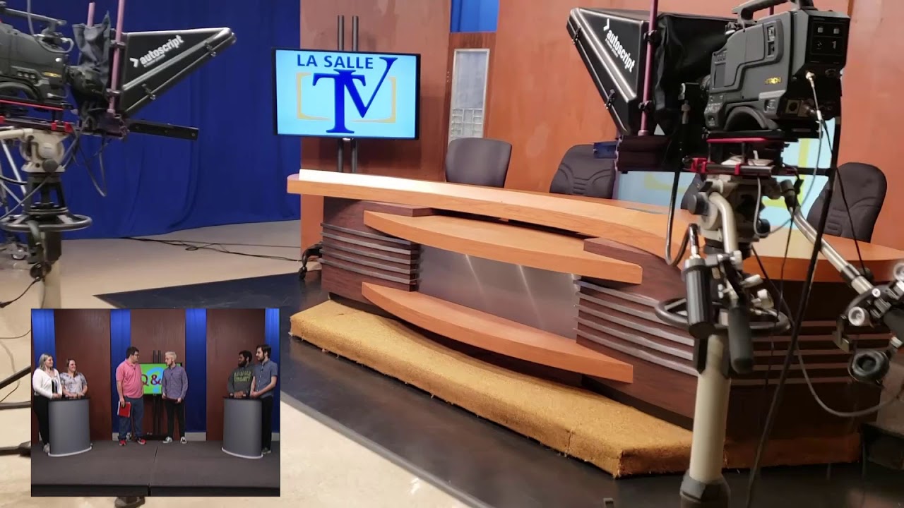 La Salle TV studio tour
