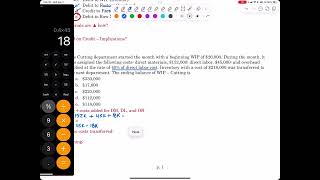 Ch. 16: Process Costing | Assignment Videos - 5 of 5 | Quiz