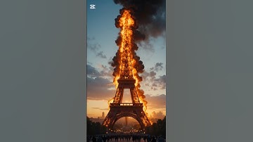 Eiffel Tower Explosion and Rebuild | Paris Icon Destroyed & Restored #eiffeltower