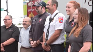 Commissioners Recognize First Responders Life-saving Work