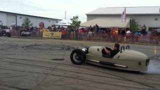Morgan 3 Wheeler Burnout