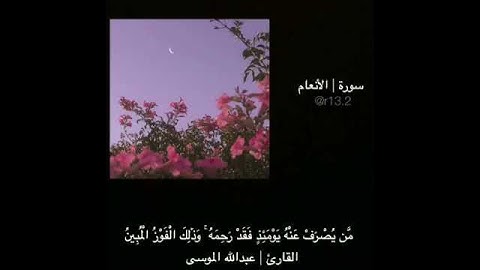 {قل اني اخاف ان عصيت ربي...} | القارئ: عبدالله الموسى