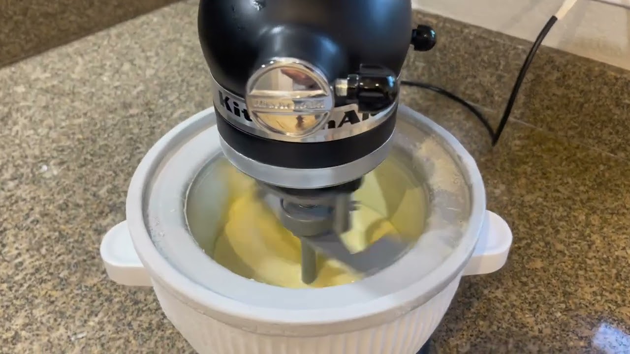 Demonstration + Review of the KitchenAid Ice Cream Maker Attachment 