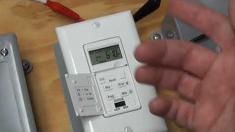 Timer - TNDIW07D Instructional Video - How to Use