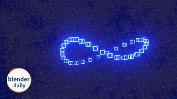 Circle of cubes: understanding rotations | Blender Geonodes Daily, tip 91