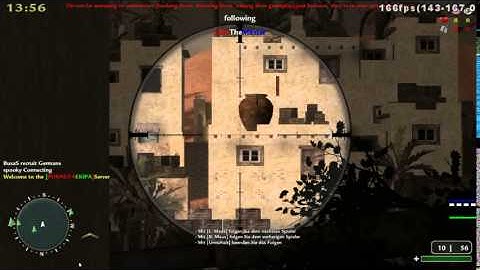 COD2 Sniper server brainless wallhack player
