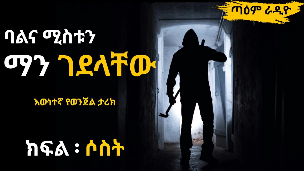 ባልና ሚስቱን ማን ገደላቸው ፡ ክፍል ሶስት ፤ @taemradio #taemradio