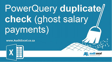 Show duplicate bank numbers in XL PowerQuery (ghost employee checks)