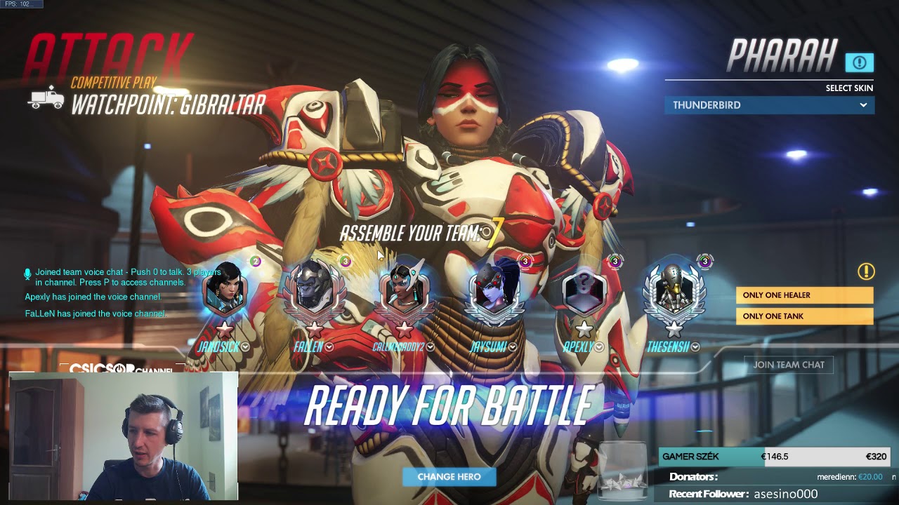 OVERWATCH - S12 - BESOROLÓ MECCSEK - MAGYAR #1!