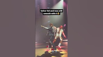 Usher fell on purpose to make her feel better 👍 #dance