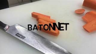 Vegetable Cutting : Batonnet