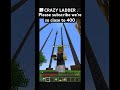 CRAZY LADDER CLUTCH #minecraft #clutch #hypixel #bedwars #minecraftshorts