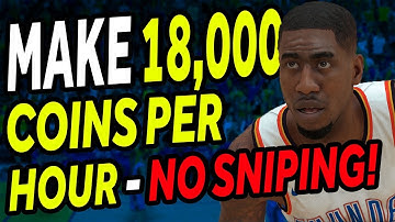 NBA 2K19 - MyTeam - MAKE 18,000 MT PER HOUR - NO SNIPING