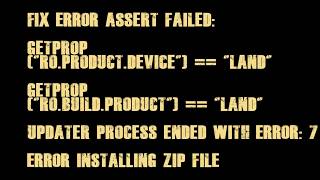 fix ERROR assert failed: getprop("ro.product.device")