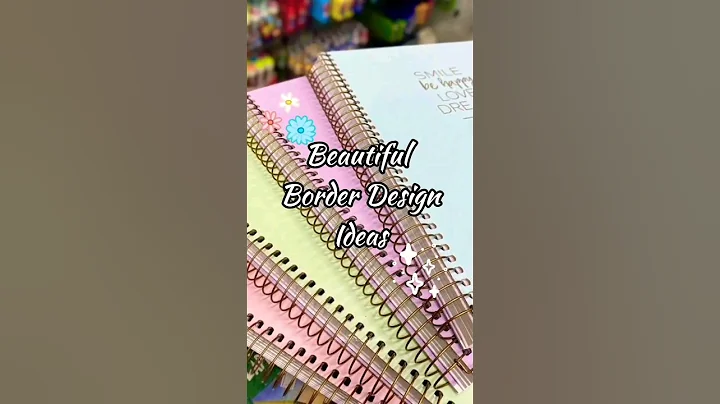 Simple and Beautiful Front Page Design Ideas!!✨️🌈 #shorts #border #design #trending #aesthetic #diy