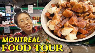 CANADIAN MARKET TOUR  ft Poutine in Montreal