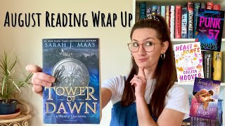 AUGUST READING WRAP UP! All the fantasy, romance, and nonfiction books I read last month