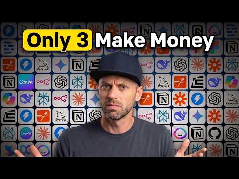 I Tried 134 AI Tools. Only 3 Will Make You Money. thumbnail