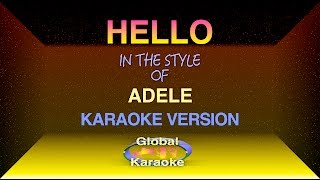 "Hello" In the Style of Adele - Global Karaoke Video - Song with Lyrics