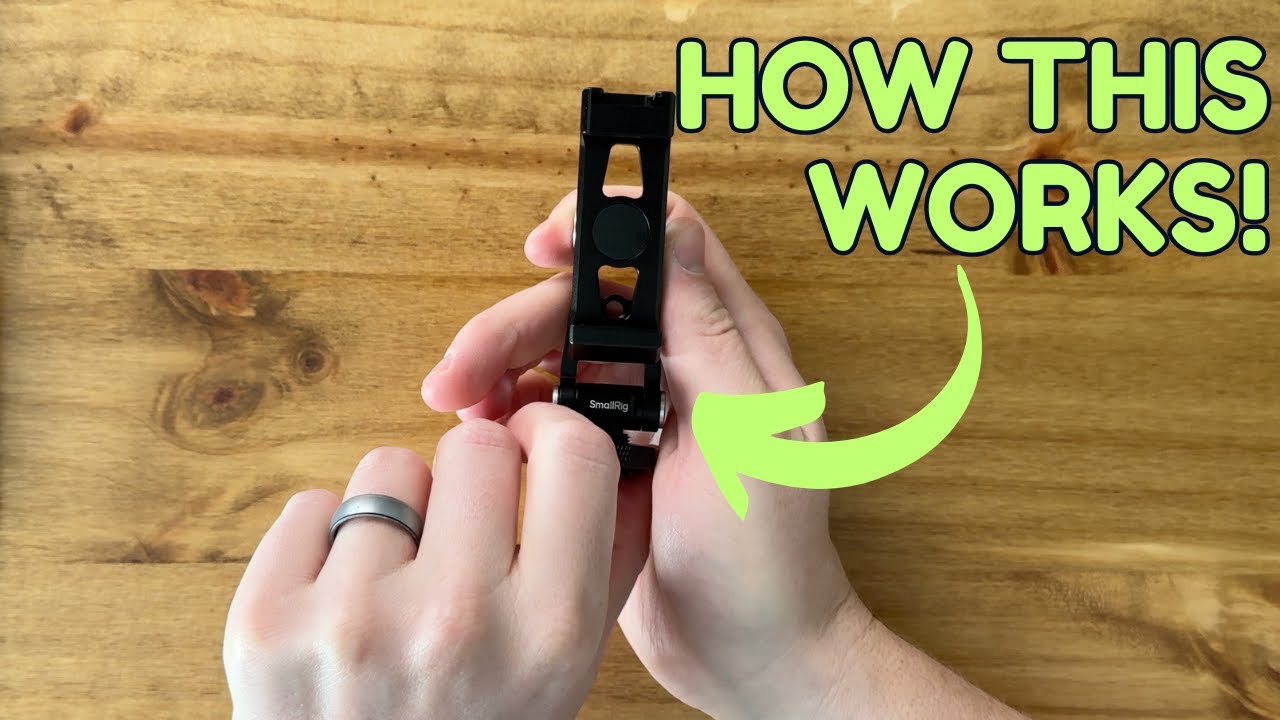 Как работает металлический держатель для телефона SMALLRIG!