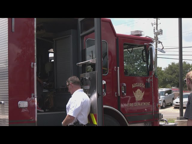 Augusta Fire Department takes on Dave's Hot Chicken challenge