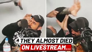 4 Streamers Who Almost Died LIVE