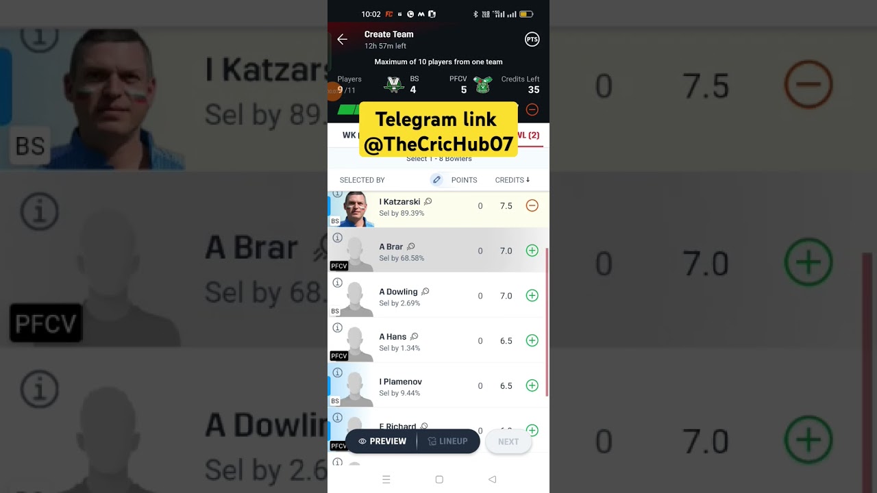 BS vs PFCV Dream11 Prediction |ECS T10 Hungary 2024 | Dream11 Team Today