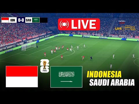 مباشر إندونيسيا ضد السعودية تصفيات كأس العالم 2026 محاكاة مباراة اليوم
