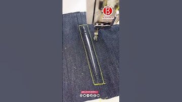 sewing tools and tutorial Zipper pocket, simple method part 435