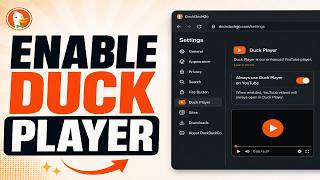 How To Enable DuckDuckGo Browser To Always Use Duck Player On Youtube [Full Guide]