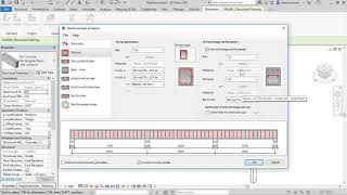 Beam reinforcement in Revit
