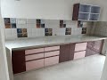 Acrylic modular kitchen