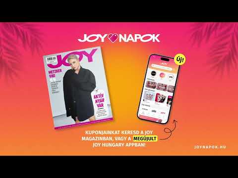 Itt a JOY-Napok: június 6-9. között - a nyár legforróbb kedvezményeivel!