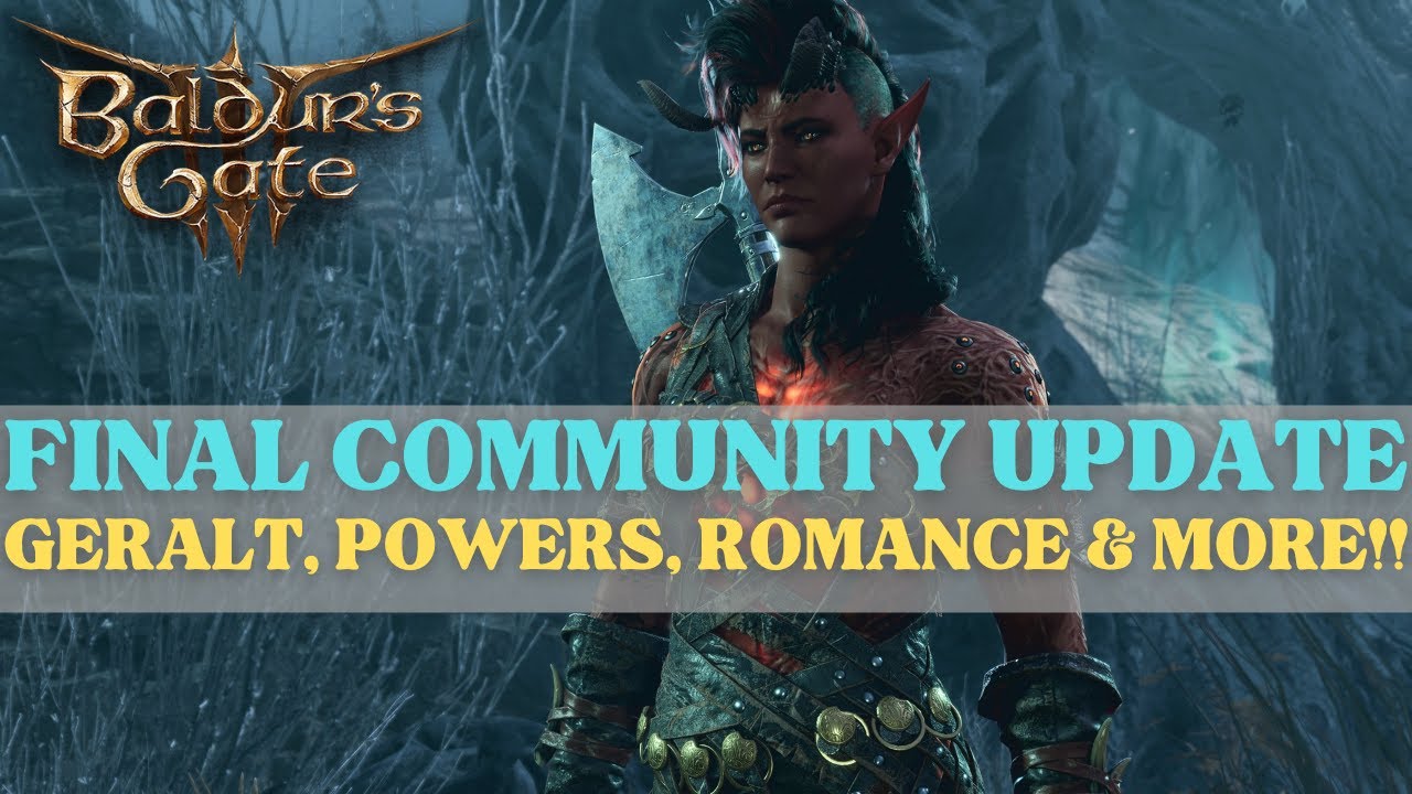 Baldur's Gate 3 - New Community Update!! (Geralt, Romance, Powers, & More)