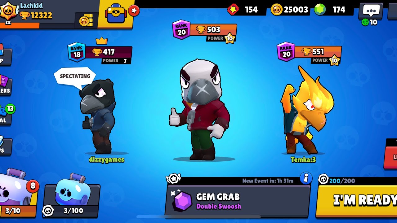 Skins Wins Crow Gameplay Lachkid Brawlstars Youtube