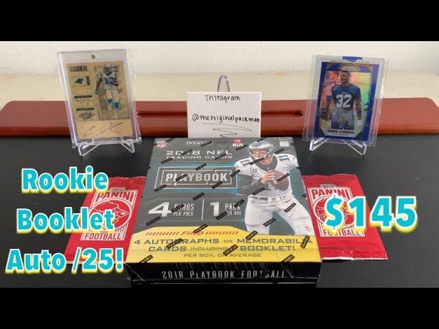 2018 Panini Playbook Football Hobby Box Break - Rookie Booklet
