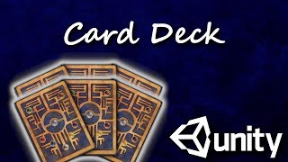Unity Card Game: Creating Simple Deck (Code) C# #06