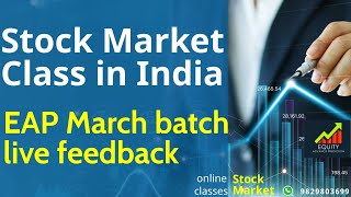 Stock Market beginers Class in India || live feedback class after 21 days Class