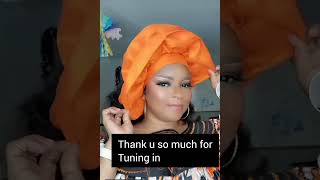 how to make trending scrunchie head wrap. /diy #treanding