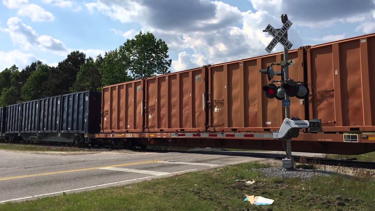 South Carolina Central Railroad Trash Train (May 1, 2015) YouTube