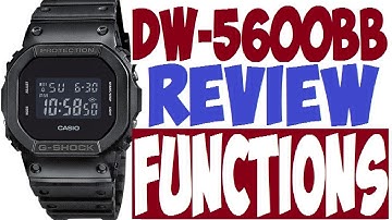 Casio DW-5600BB Functions G-Shock manual 3229