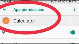 Fix File Calculator  Problem Solve || And All Permission Allow Calculator in Xiaomi Redmi Note 5 Pro screenshot 1