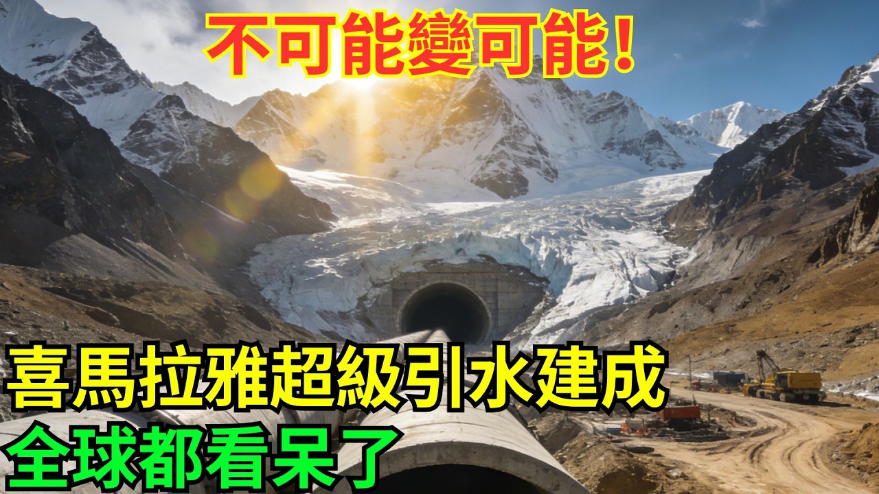 鑿穿喜馬拉雅！中國高原超級引水工程完工，印度慌了：這怎麼可能#科普#國際觀點#熱門#生態修複#沙漠