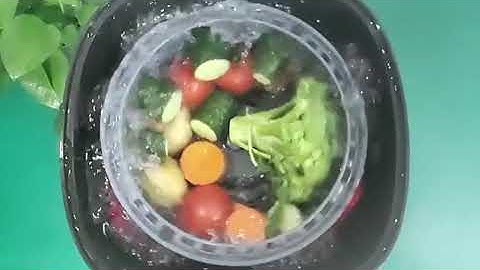 Máy rửa rau củ quả tự động cho gia đình