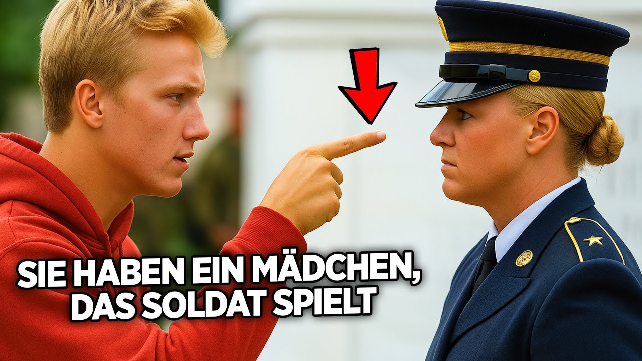 Verwöhnter Teen lachte über die Grabwächterin– bis ihre Befehle durch Arlington hallten gewaltig