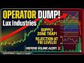 Why Lux Industries Falling ?Big Volumes, Fake Moves? (Operator Secret Revealed) RSI, Fibonacci logic