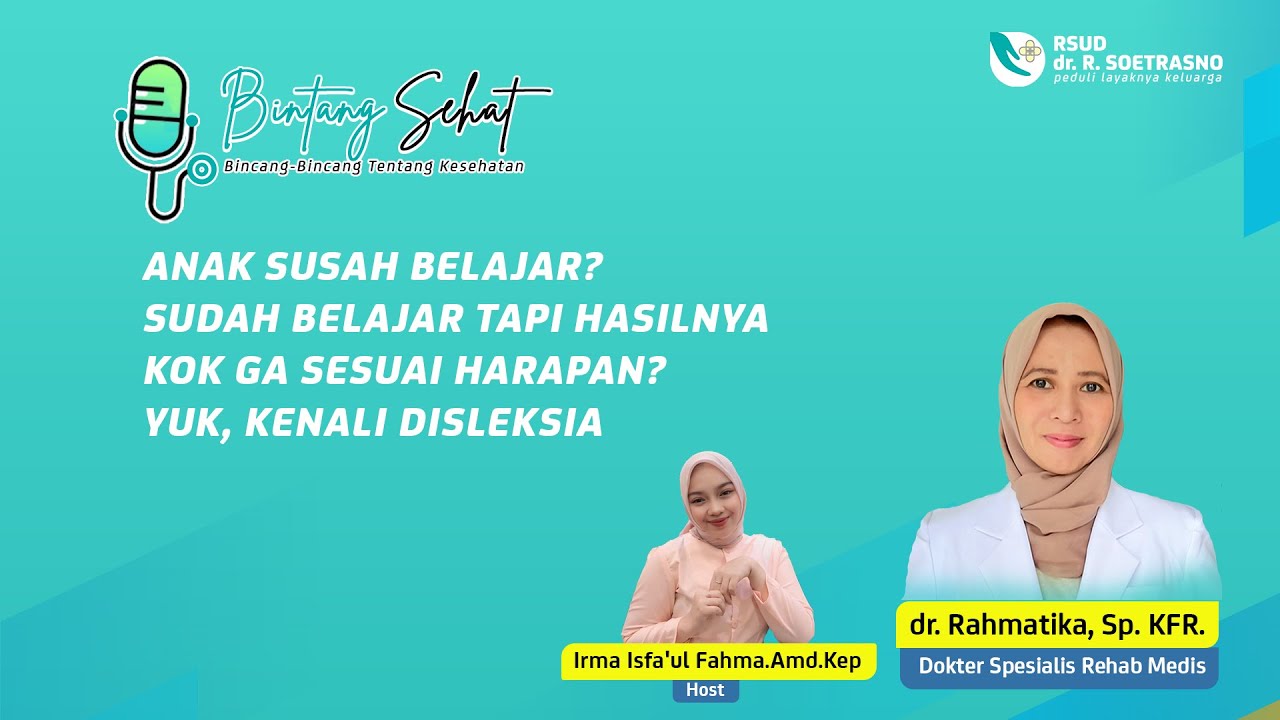 Bintang Sehat: Yuukk... Kenali Apa Itu Disleksia?