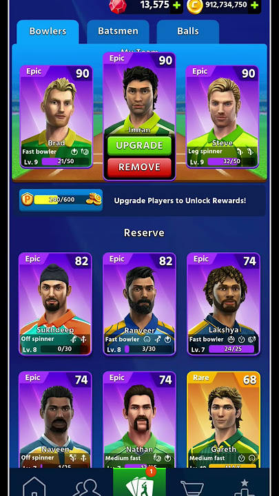 Finally 1 Bowler Fully Upgraded Cricket League By Miniclip