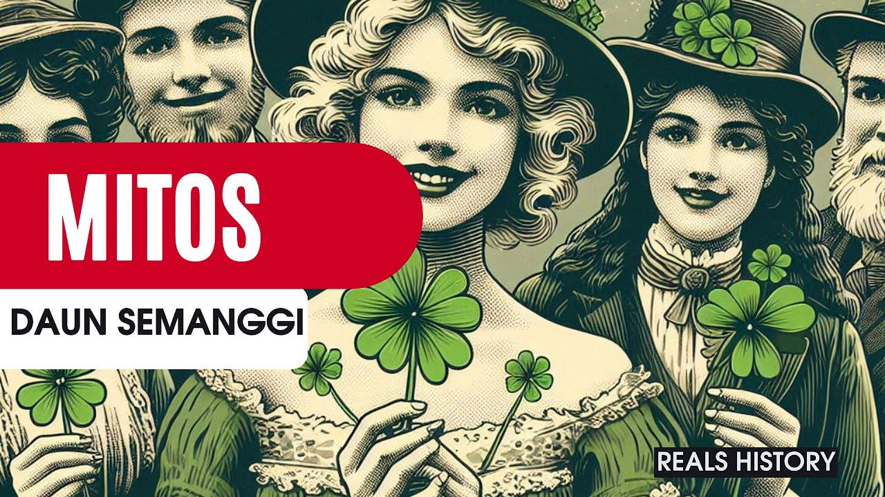 Mitos daun semanggi berdaun empat. 