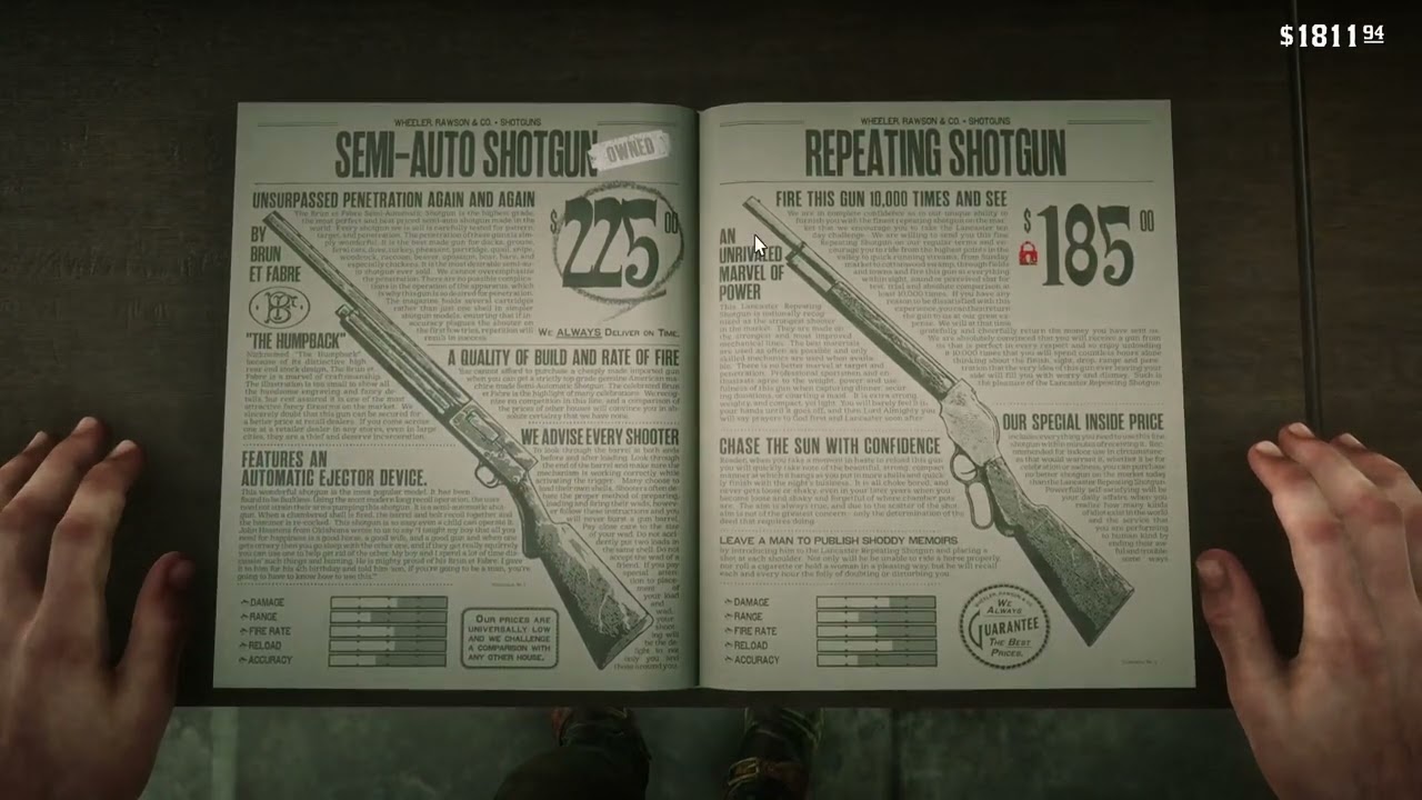 Asus Tuf Gaming Test - Gameplay - How to buy and upgrade guns RDR2